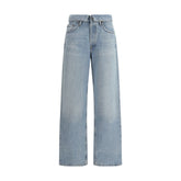 Agolde Light Blue Cotton Jeans Denim